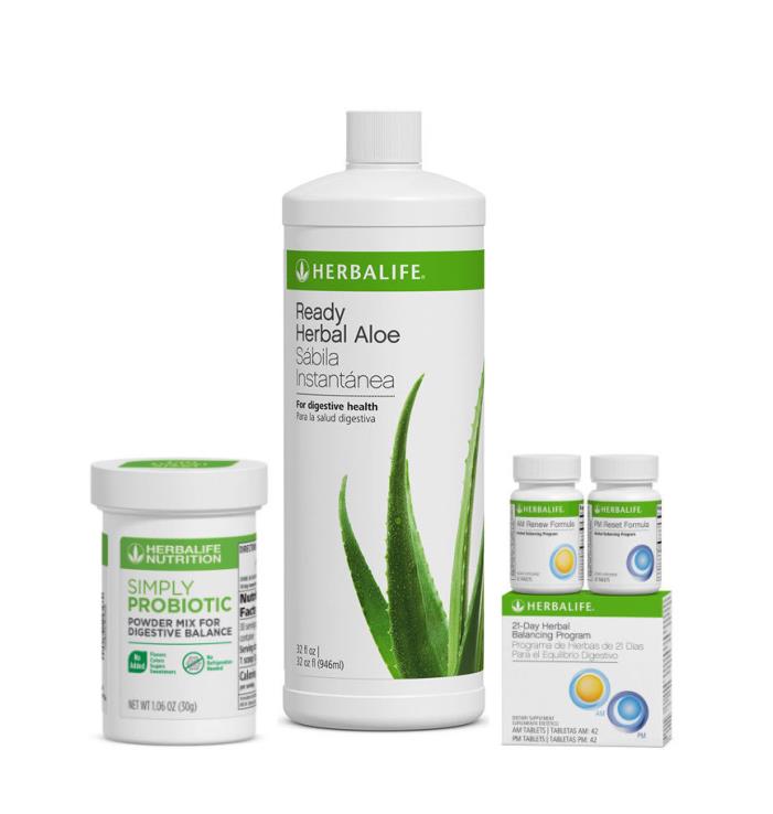 NEW HERBALIFE 21 DAY HERBAL CLEASE READY TO DRINK ALOE 32OZ PROBIOTIC, DIGESTION