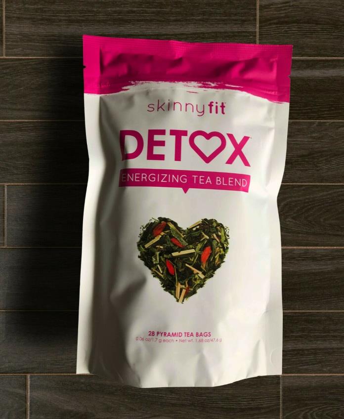 SKINNYFIT Detox Energizing Tea Blend 28 Pyramid Tea Bags Sealed ***Free shipping