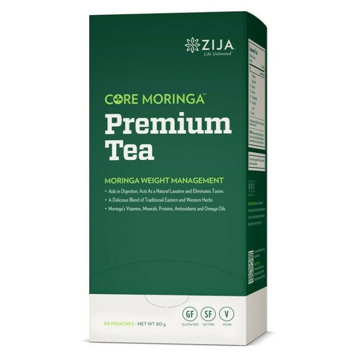Zija CORE MORINGA Premium Detox Tea 1 Box - Fast FREE Shipping!