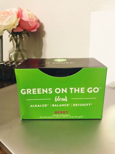 It Works! Greens on the Go - Berry Flavor - New And Sealed!!!  **Exp 9/2018**