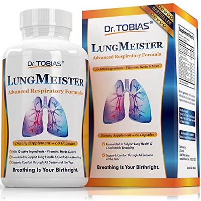 Dr. Tobias Lung Cleanse & Detox - Supports Respiratory Health and Comfortable -