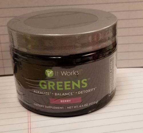 it works greens berry flavor detoxify new Exp 5/18