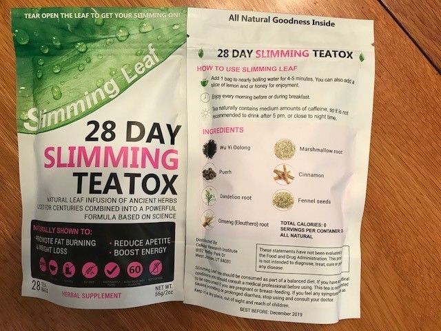 Slimming Leaf 28 Day Teatox 28 Tea bags