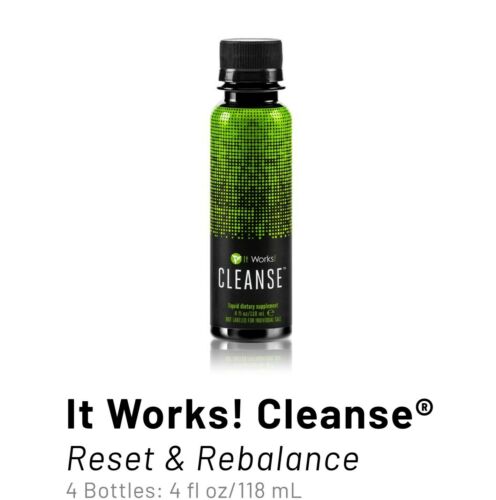 It Works! 2 Day Herbal Cleanse New, Sealed In Box!!! 4 Bottles