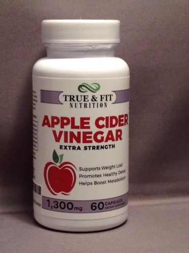 Apple cider vinegar extra strength 1300 mg BOOST METABOLISM 60 Caps