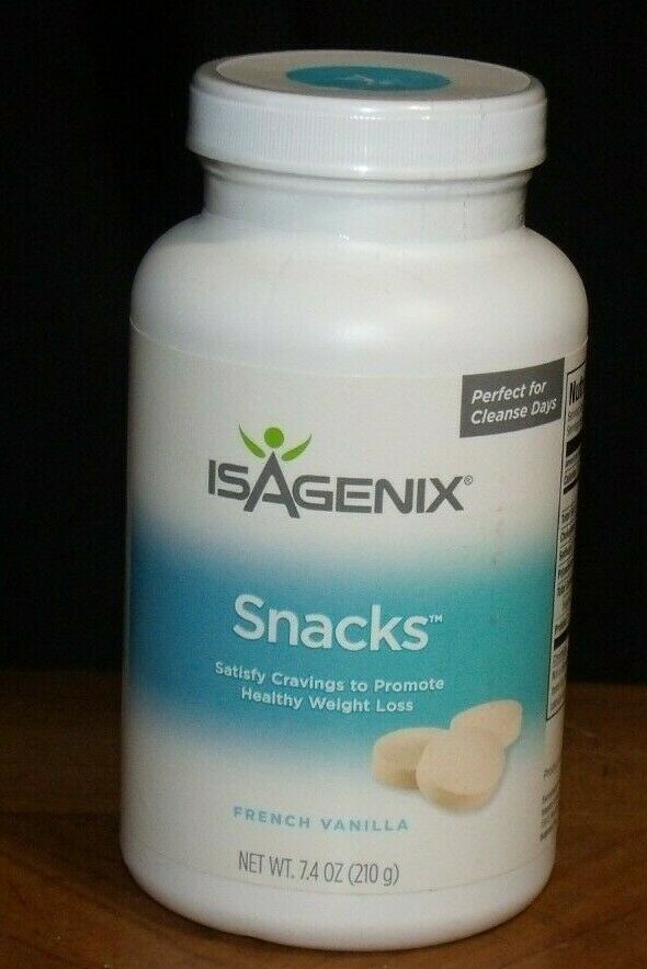 Isagenix French Vanilla Snacks 7.4 oz. Sealed Fresh