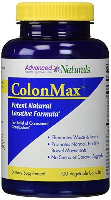 Advanced Naturals Colonmax Caps Eliminates Waste Toxins Healthy Bathroom Trips