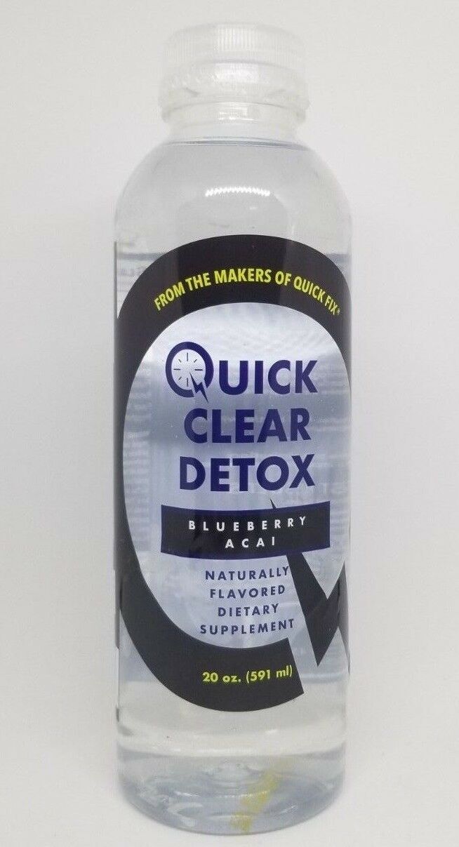 Quick Fix Quick Clear Detox Blueberry Acai - 20oz Bottle