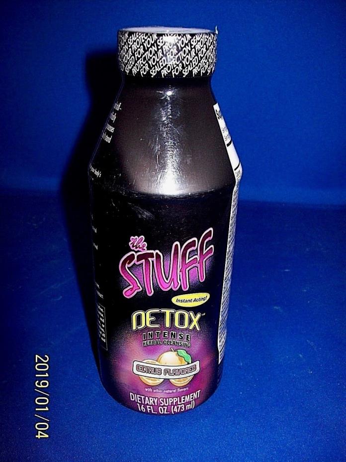 NEW THE STUFF INSTANT ACTING DETOX INTENSE HERBAL CLEANSING CITRUS FLAVORED DRIN