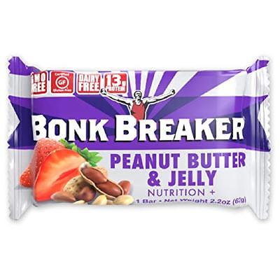 Bonk Breaker High Protein Bar Peanut Butter & Jelly 2.2 Oz 12 Ct Gluten Free Dai