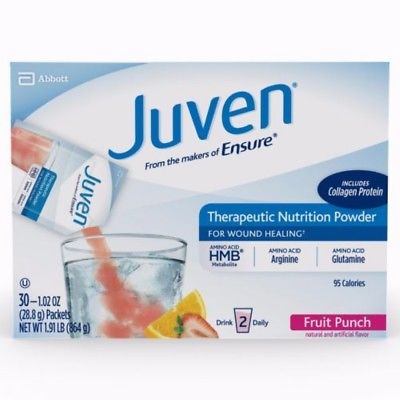 Juven 66694 Therapeutic Nutrition Powder Fruit Punch Drink 30 Packets Exp 10/19