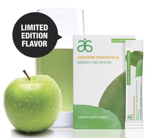 Arbonne Fizz Sticks Green Apple