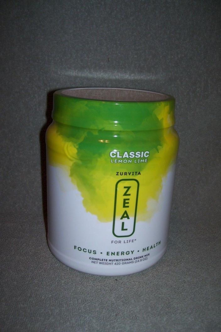 ZEAL for Life Classic Lemon Lime 14.8OZ Canisters Exp 03/19 Free Shipping
