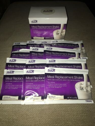 Advocare Meal Replacement Shakes Vanilla Flavored 13 Brand New Pouches
