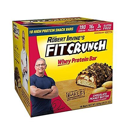 FITCRUNCH Snack Size Protein Bars Designed By Robert Irvine World’S Only 6 Layer