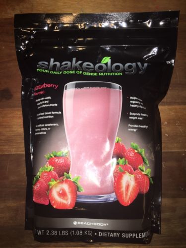 NEW Strawberry Shakeology 30 day Supply Serving Bag - FAST SHIPPING