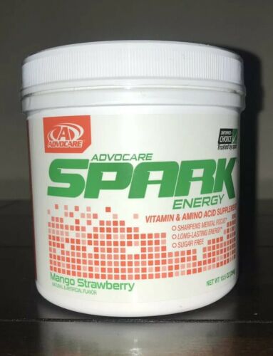 Advocare Spark Mango Strawberry Canister Energy Drink 42 Servings