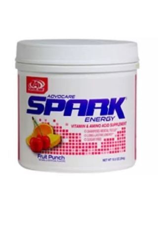 NEW SEALED FRESH Advocare SPARK FRUIT PUNCH Energy Drink Can Canister FREE SHIP