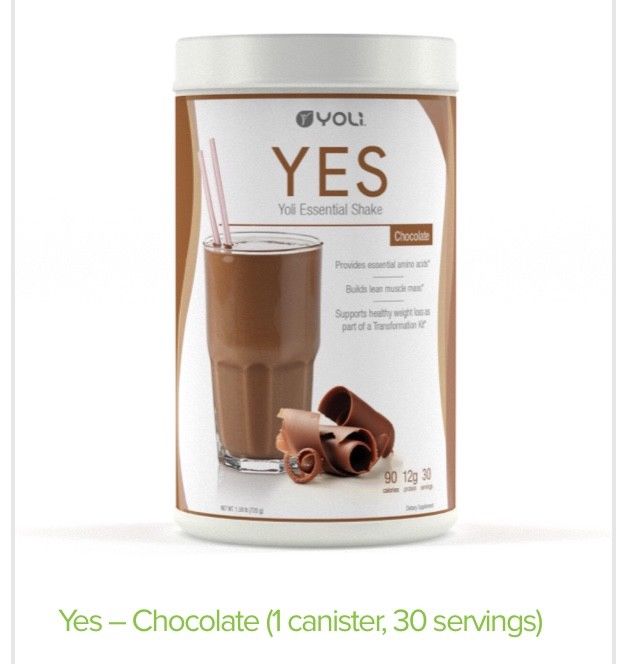 Yoli  yes canister chocolate