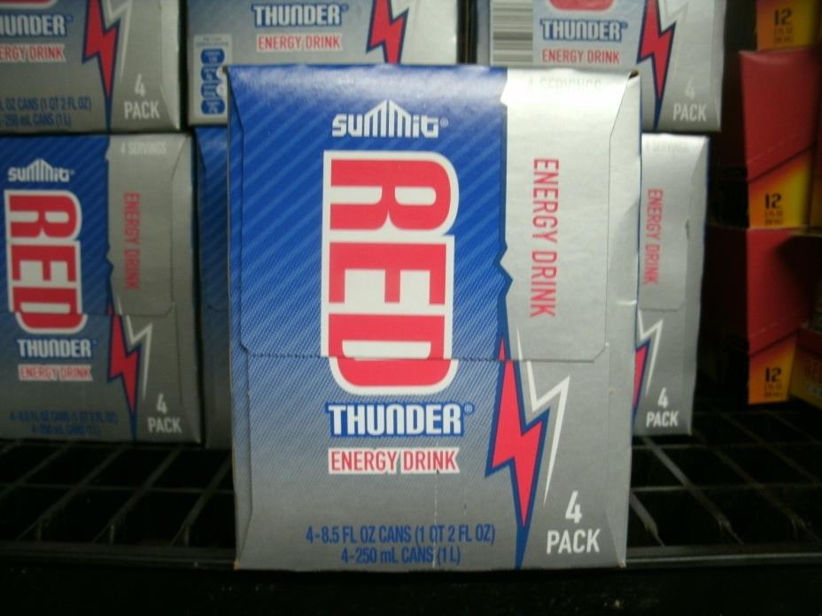 RC   Summit Red Thunder Energy Drink two 4 packs cans