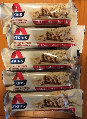 15 Atkins Meal Bars / Peanut Butter Granola / Free Shipping