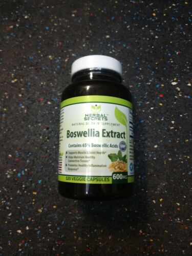 Herbal Secrets Boswellia Serrata Extract (65% Boswellic Acids) 600 mg 120 Caps
