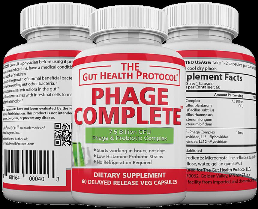 Phage Complete - Probiotic / Prebiotic for Intestinal Health - Guaranteed