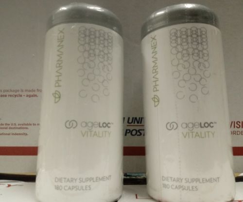 2 Nu Skin Pharmanex AgeLoc Vitality 360 ct capsules. Authentic Factory Sealed