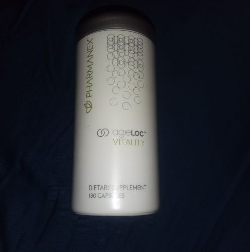 Nu Skin Pharmanex AgeLoc Vitality 180 ct capsules. Authentic Factory Sealed