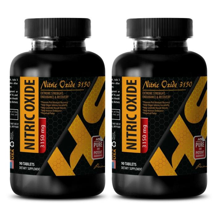 post workout pills - NITRIC OXIDE 3150mg - metabolism supplement - 2 Bottles