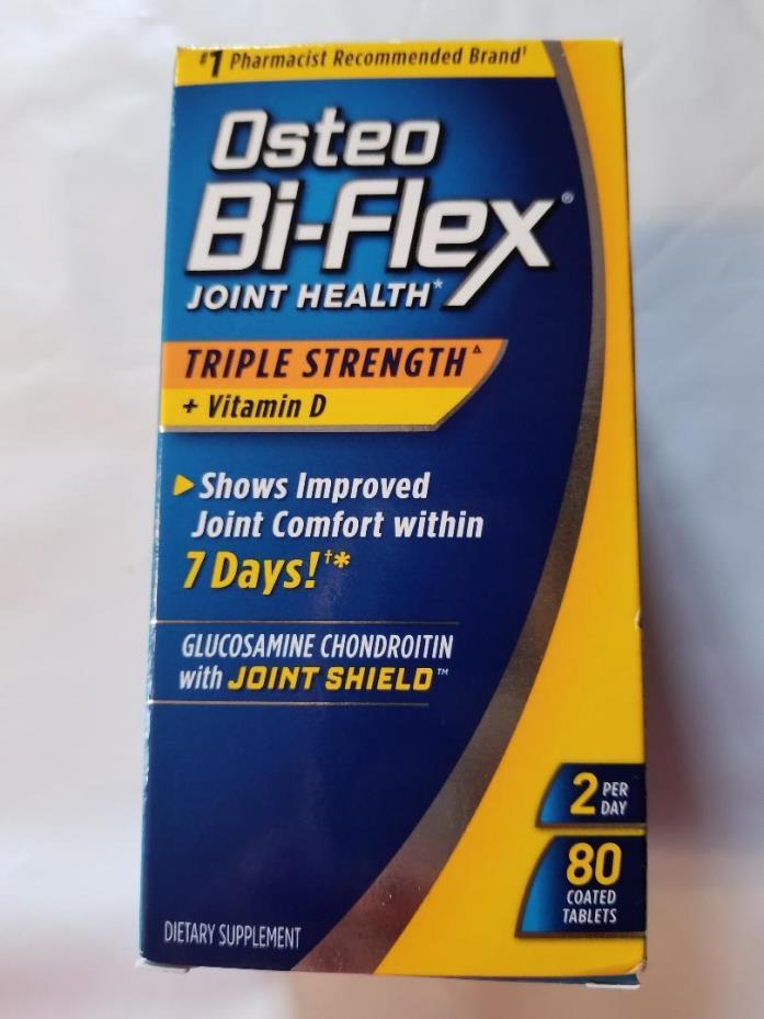 Osteo Bi-Flex Advanced Triple Strength Coated Tablets 80 ea (FREE SHIPPING)