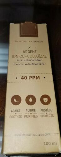 Institut Katharos Argent Ionico Colloidal Silver 40 PPM 100ml Spray