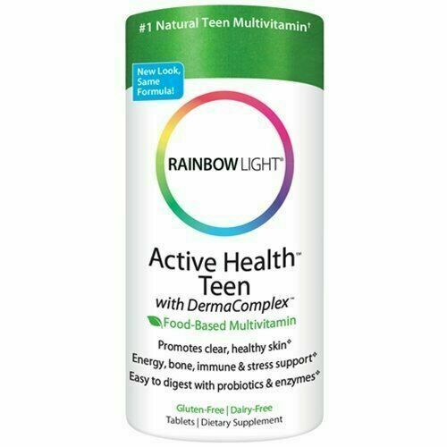 Rainbow Light Active Teen with DermaComplex Multivitamin Tablets 60  EXP: 07/21