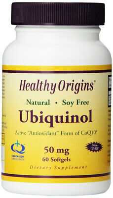 HEALTHY ORIGINS - Ubiquinol (Kaneka QH) 50 mg - 60 Softgels