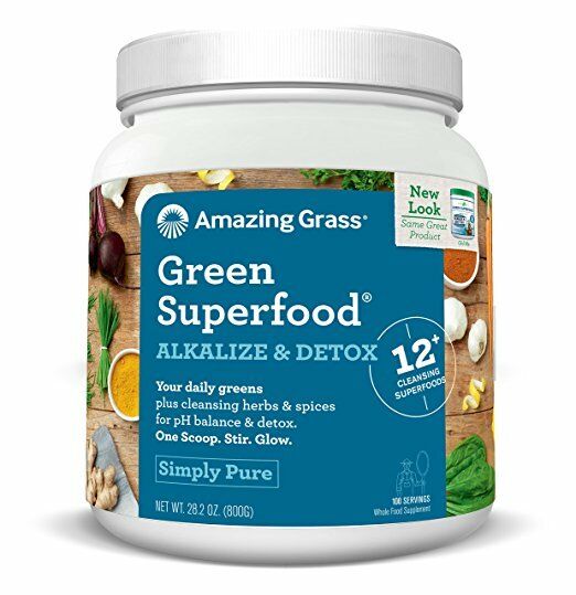 Amazing Grass Green Superfood Nourishing Cleansing Potent Greens Fruits Herbs100