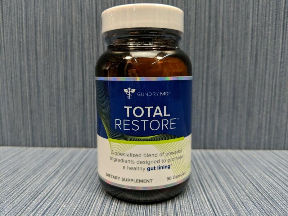 Total Restore Dr Gundry MD 90 Capsules Dietary Supplement Gut Lining Healing