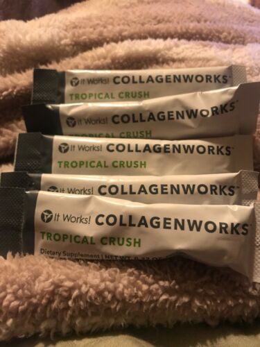It Works Collagen  5 Single Serve Packets Tropical Crush NEW!!
