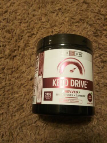 Zhou Nutrition Keto Drive Revved BHB Ketones & Caffeine Black Cherry 8.47 oz