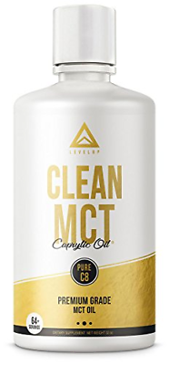 Clean MCT Oil: 100% Pure C8 Caprylic Acid Triglycerides | Best Ketogenic Diet |
