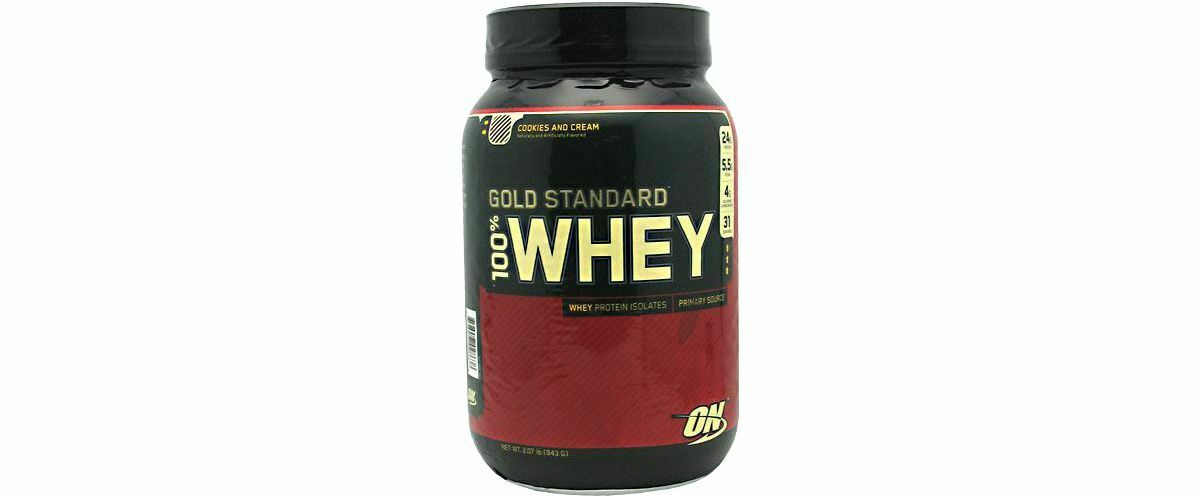 Optimum Nutrition Gold Standard 100% Whey Protein 2 lbs - Cookies N Cream Flavor