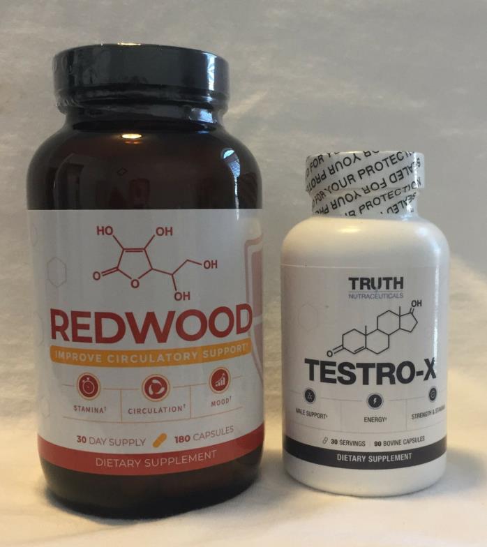Truthnutra Redwood Supplement Natural Nitric Oxide and Testro X T level Booster