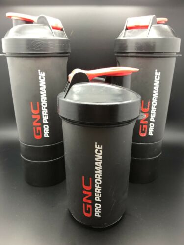 GNC Pro Performance Smart Shaker Cup 27oz. Sport Bottle Set of 3 Reatil $20 each