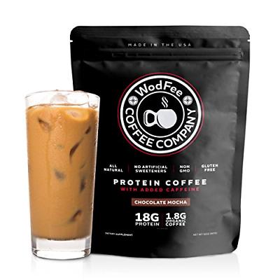 WodFee Protein Coffee | All Natural Whey Protein Coffee with 18G of Protein Per