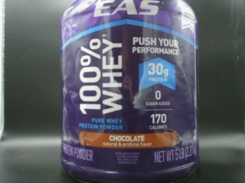 EAS 100% Whey Protein Powder Chocolate 5lb Tub