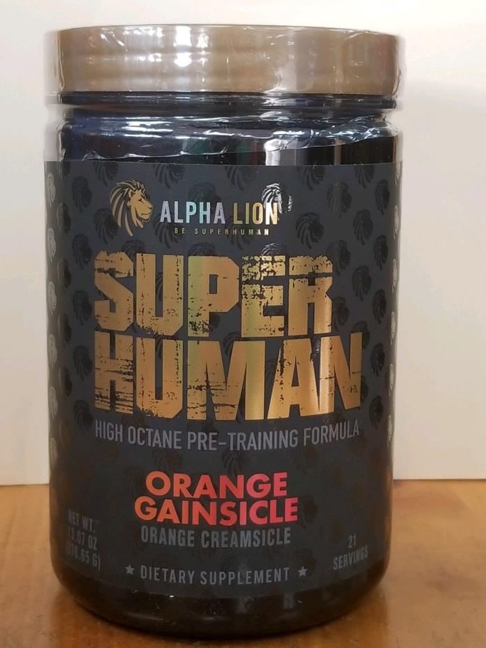 Alpha Lion -Super Human -ORIGINAL FORMULA - Orange Creamsicle -Pre-workout