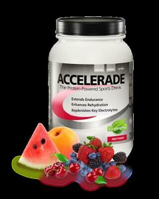 K) Sealed Accelerade 60 Servings (4.11lbs)  PacificHealth Fruit Punch Powder