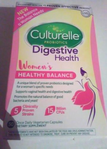 NEW Culturelle Digestive Health Women’s Healthy Balance Probiotic 30 CT Exp 2020