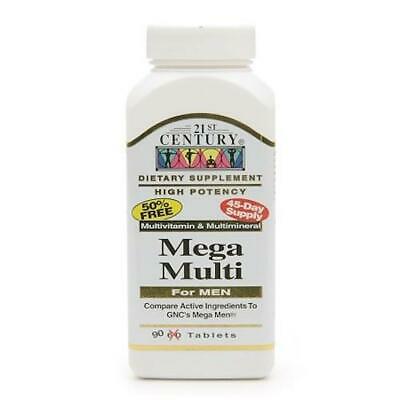 21st Century Mega Multi For Men Tablets, 90ct 740985226582