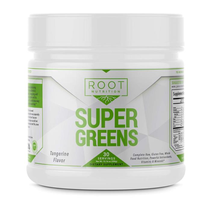 Super Greens Powder Spirulina Wheatgrass Detox Juice Dietary Supplement 10.16 Oz