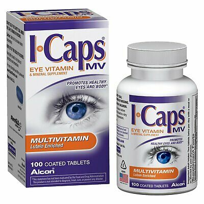 I-Caps Eye Vitamin Tablets, 100ct 300658040831